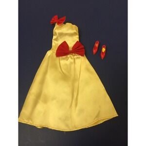 Vintage Barbie‎ Dress Red Bow & Heels